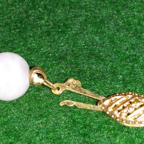 14 kt. Multi color jade necklace - Picture 7 of 8